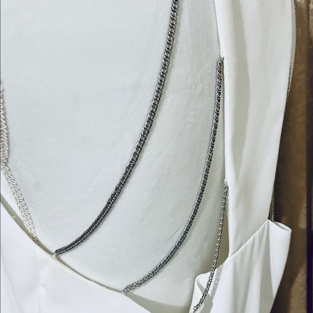 ⛔️❌ S O L D ❌⛔️ Parker Frazier Chain Tank White M - Picture 13 of 14